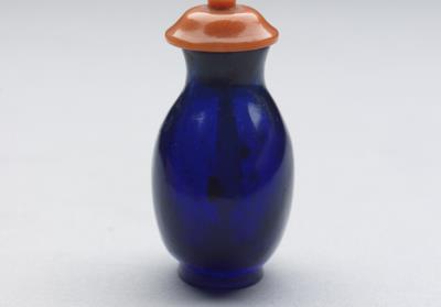 图片[2]-Blue glass snuff bottle, 18th century, Qing dynasty-China Archive